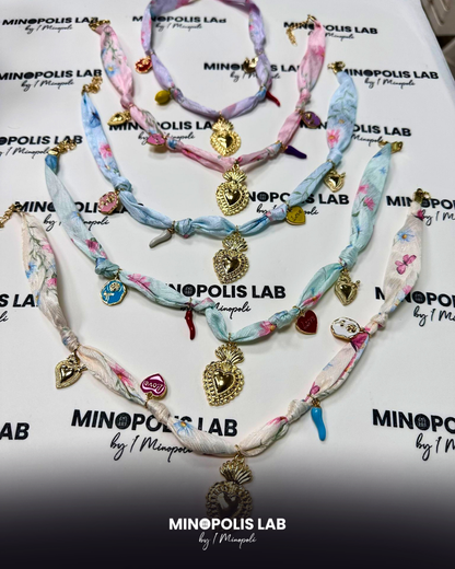 Collana Seta Charm