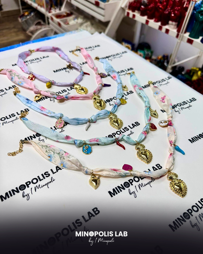 Collana Seta Charm