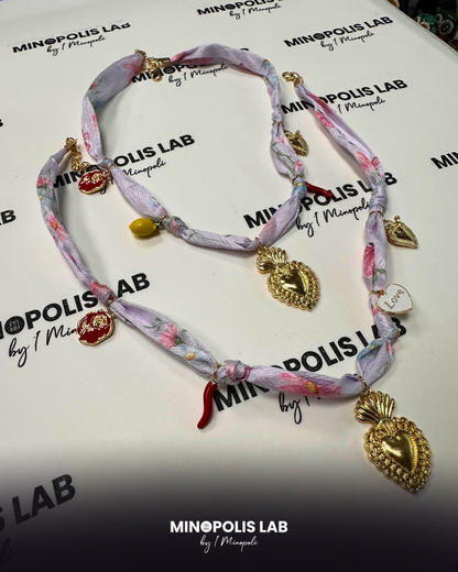 Collana Seta Charm